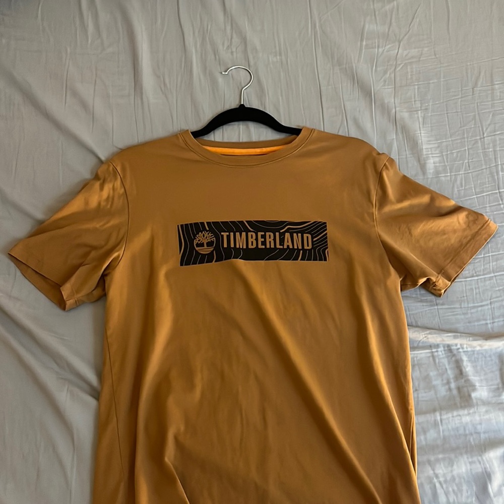 Timberland Short Sleeve Shirt Orange Small